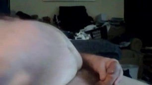 Chubby daddy on cam