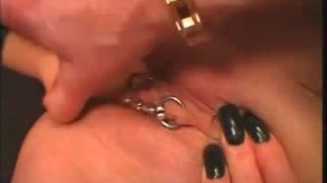 My Sexy Piercings French granny with pierced pussy and