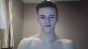 Gorgeous Hung Toned Brit Twink Flexes and Shoots