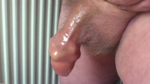 Part two - foreskin, baby oil, bearings, ball, piss, + cum