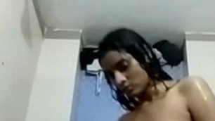 Telugu college student bathes, madhuri
