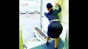 stewardess sexy ass