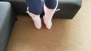 Sofia's ballet boot walk