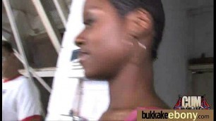 Dirty Ebony Whore Banged And Covered In Cum - Interracial 4