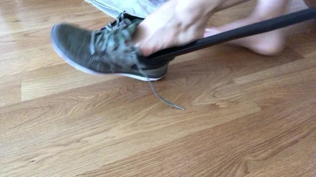 Biggest Shoehorn you've ever seen Foot Fetish Asa Akira