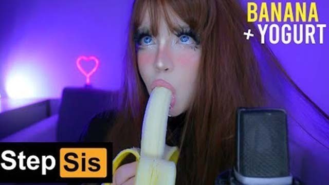 ASMR ???????? your STEPSISTER is Hungry and wants a BANANA