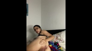 Arab with her Hijab on having a Penis Orgy